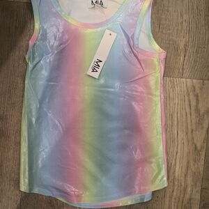 MIA Kids Shimmering Rainbow Tank Top
